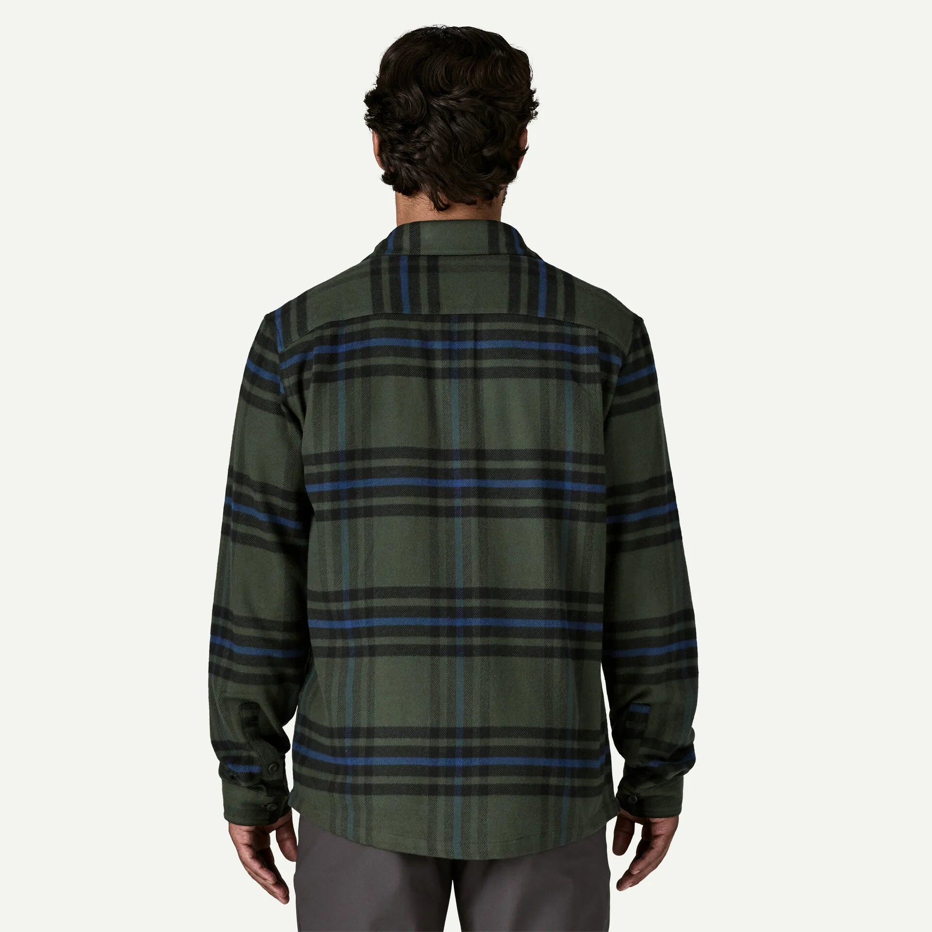 Patagonia Fjord Flannel Shirt Old Growth Green