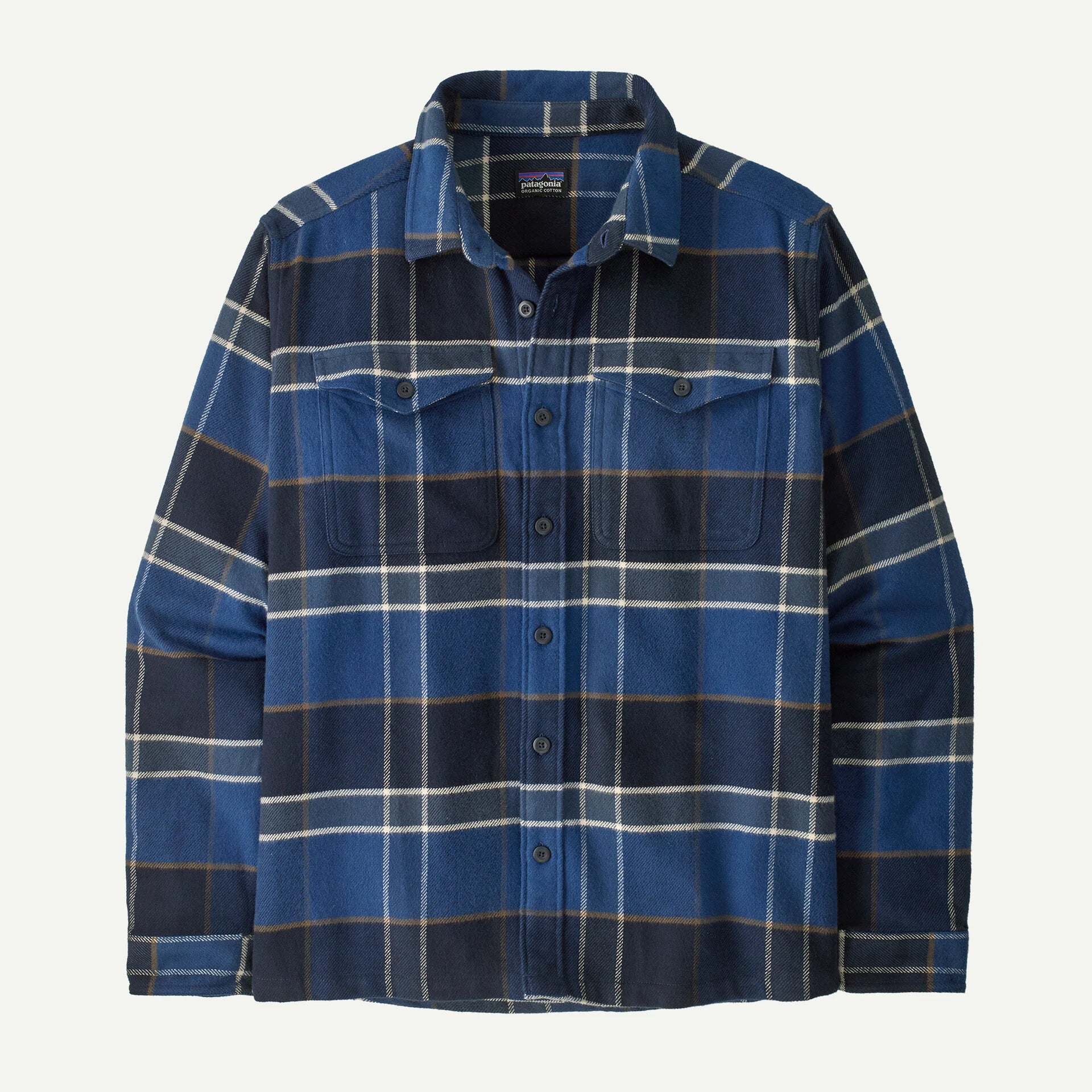 Patagonia Fjord Flannel Shirt Sunken Blue