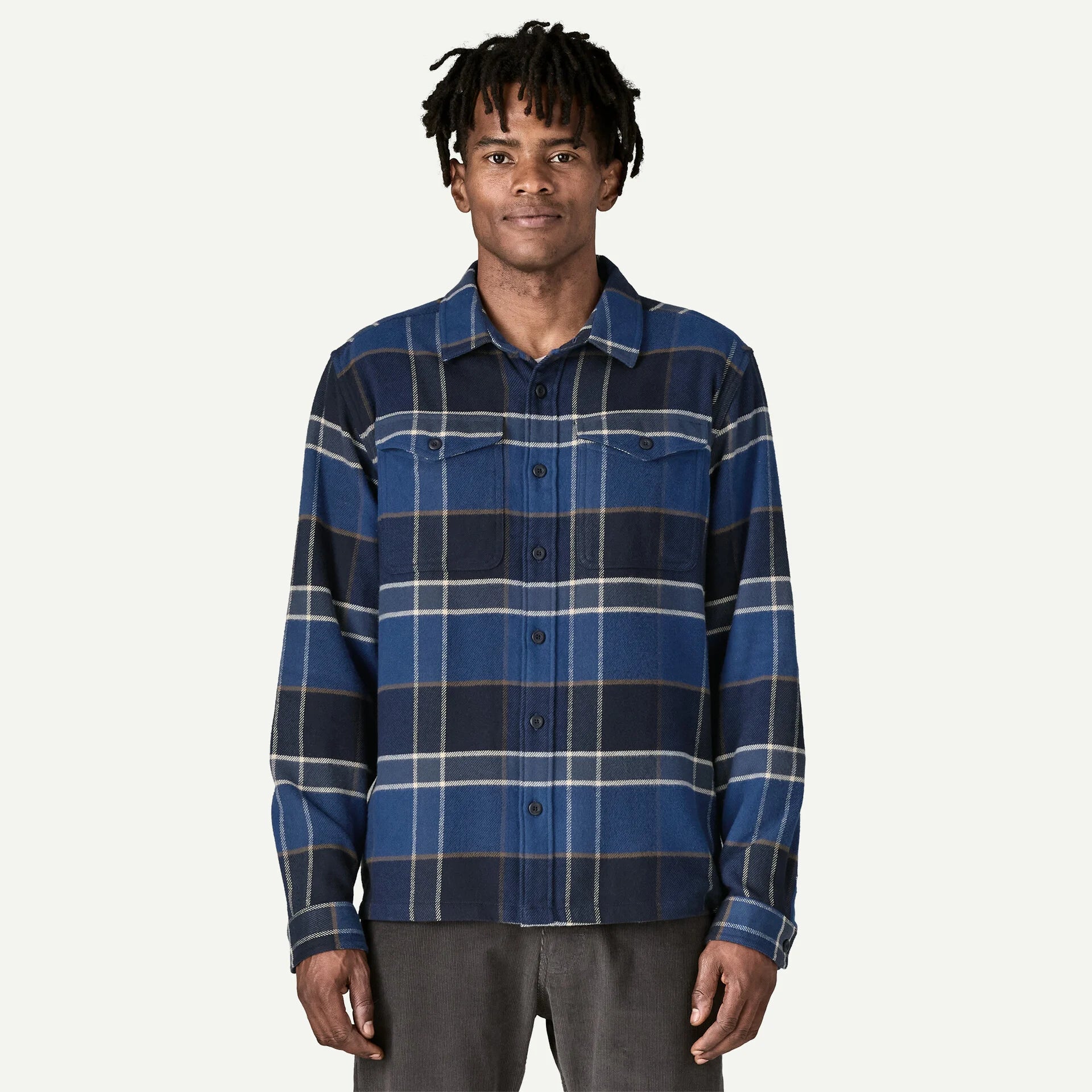 Patagonia Fjord Flannel Shirt Sunken Blue