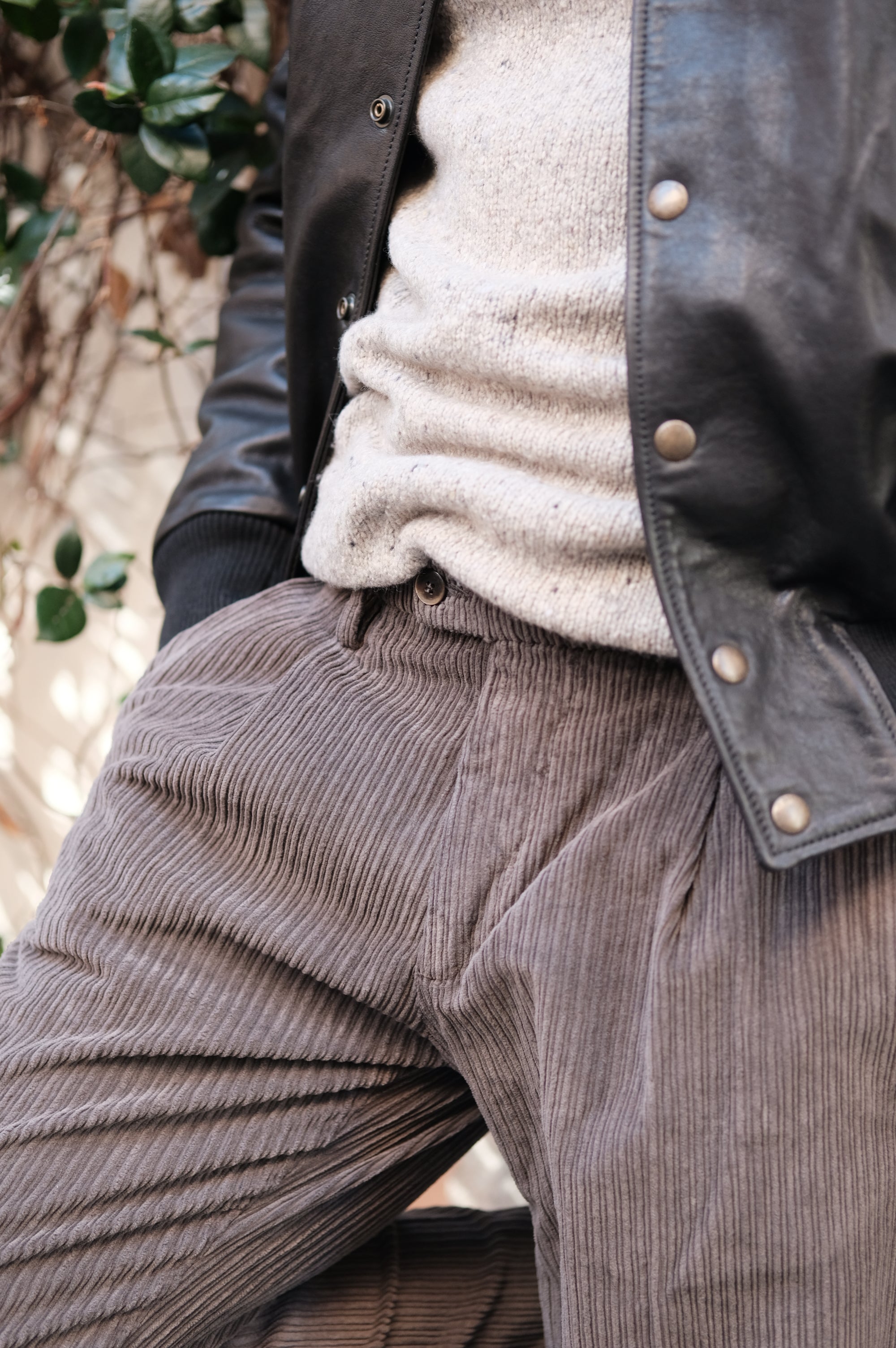 Gaffi & Co. Pantalone Dante Velluto Moro