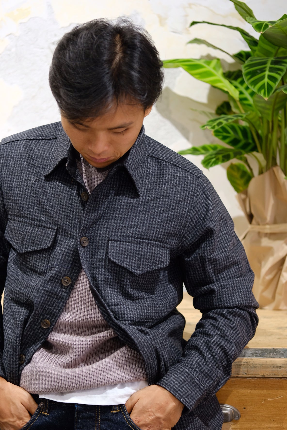 Gaffi & Co. Overshirt Grey Black