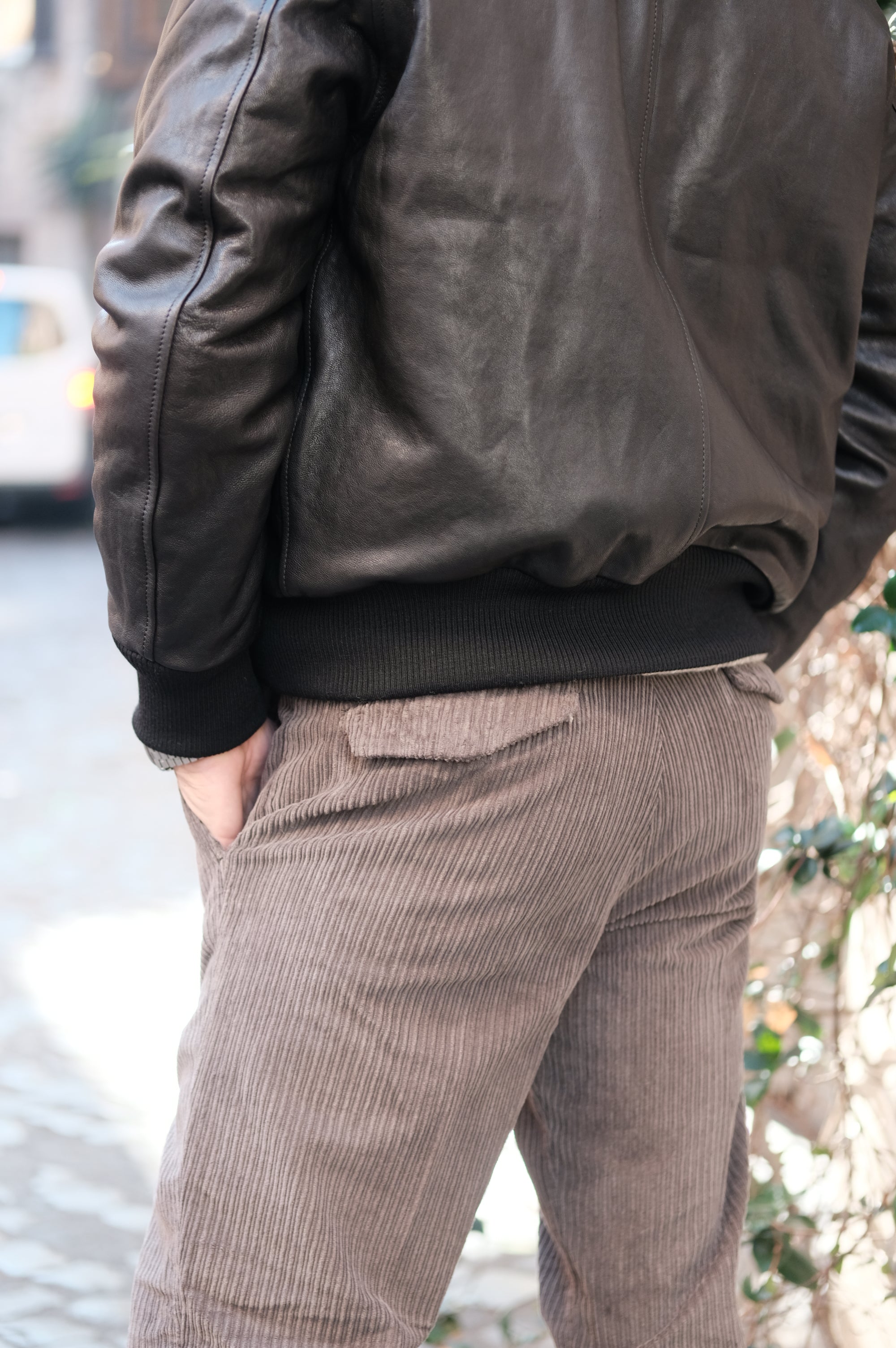 Gaffi & Co. Pantalone Dante Velluto Moro