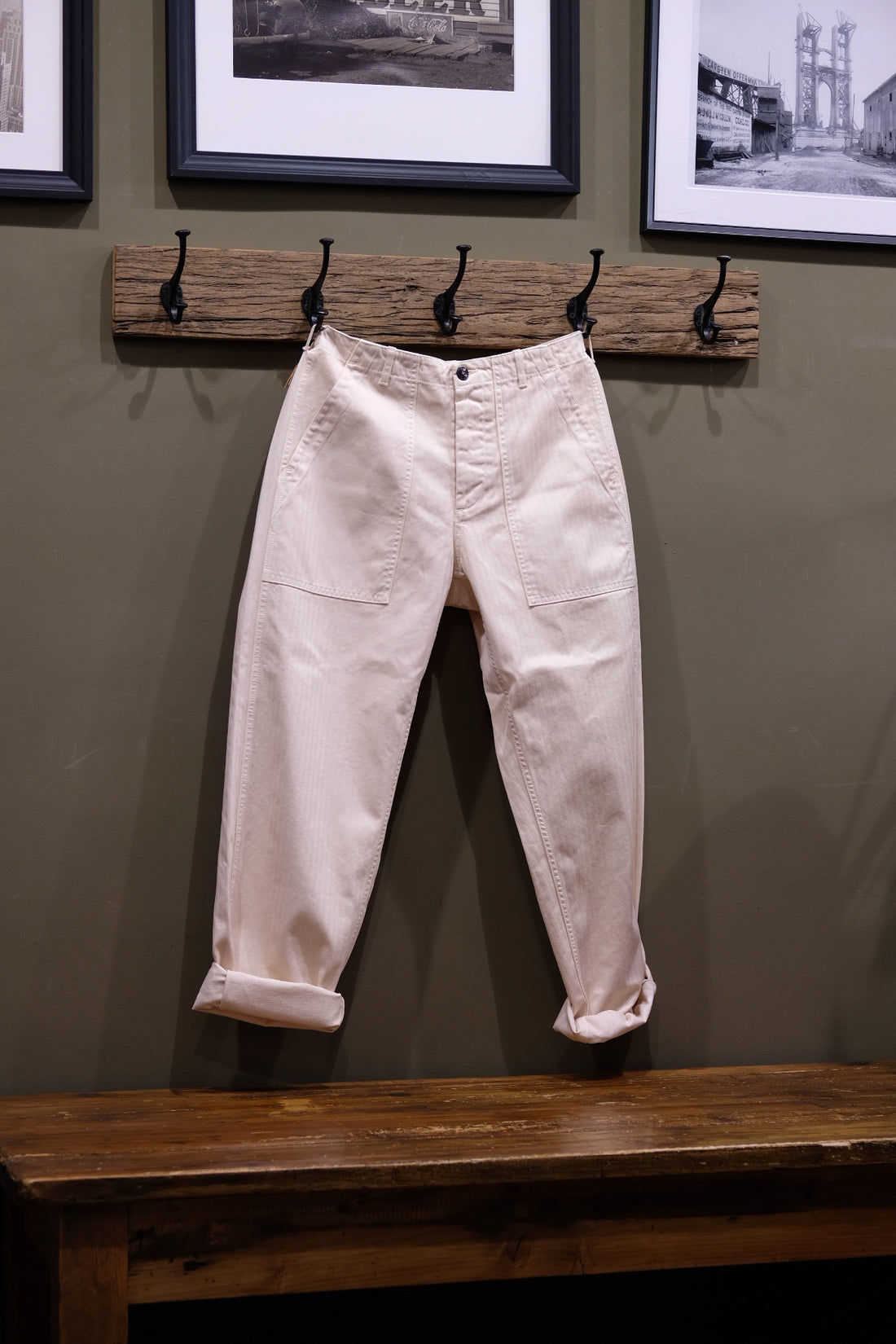 Fortela New Fatigue Pants Off White