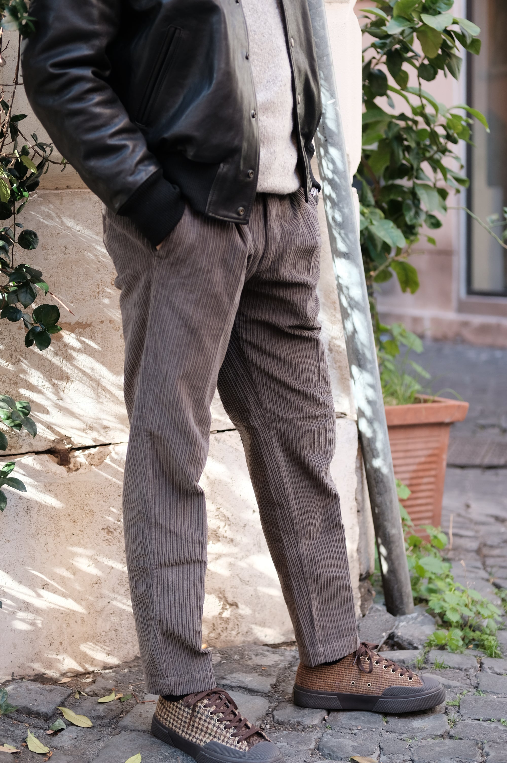Gaffi & Co. Pantalone Dante Velluto Moro