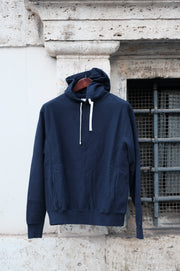 Felco NYC Inverse Weave Hooded 16oz Weight Terry Italian Navy