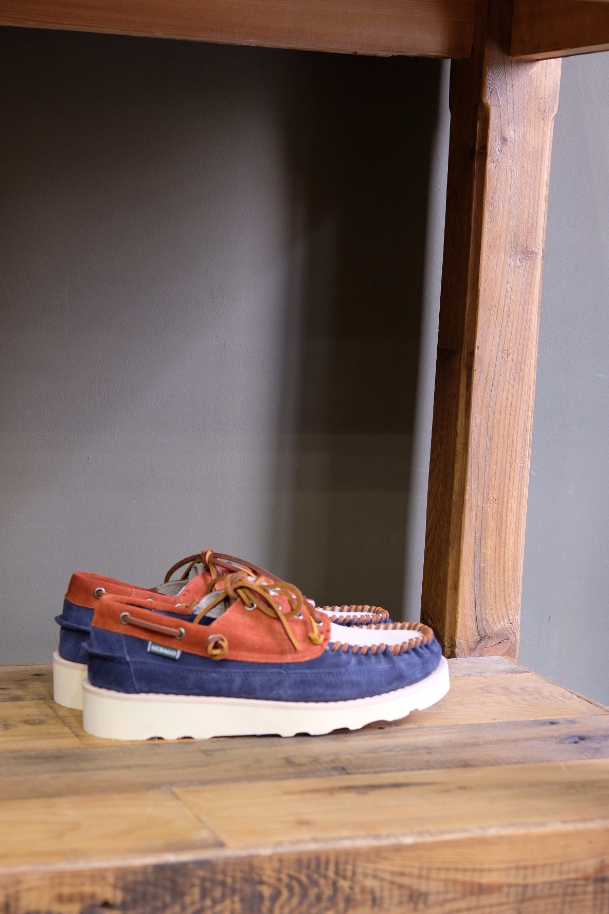 Sebago Keuka Blue Dk/Denim/Brandy