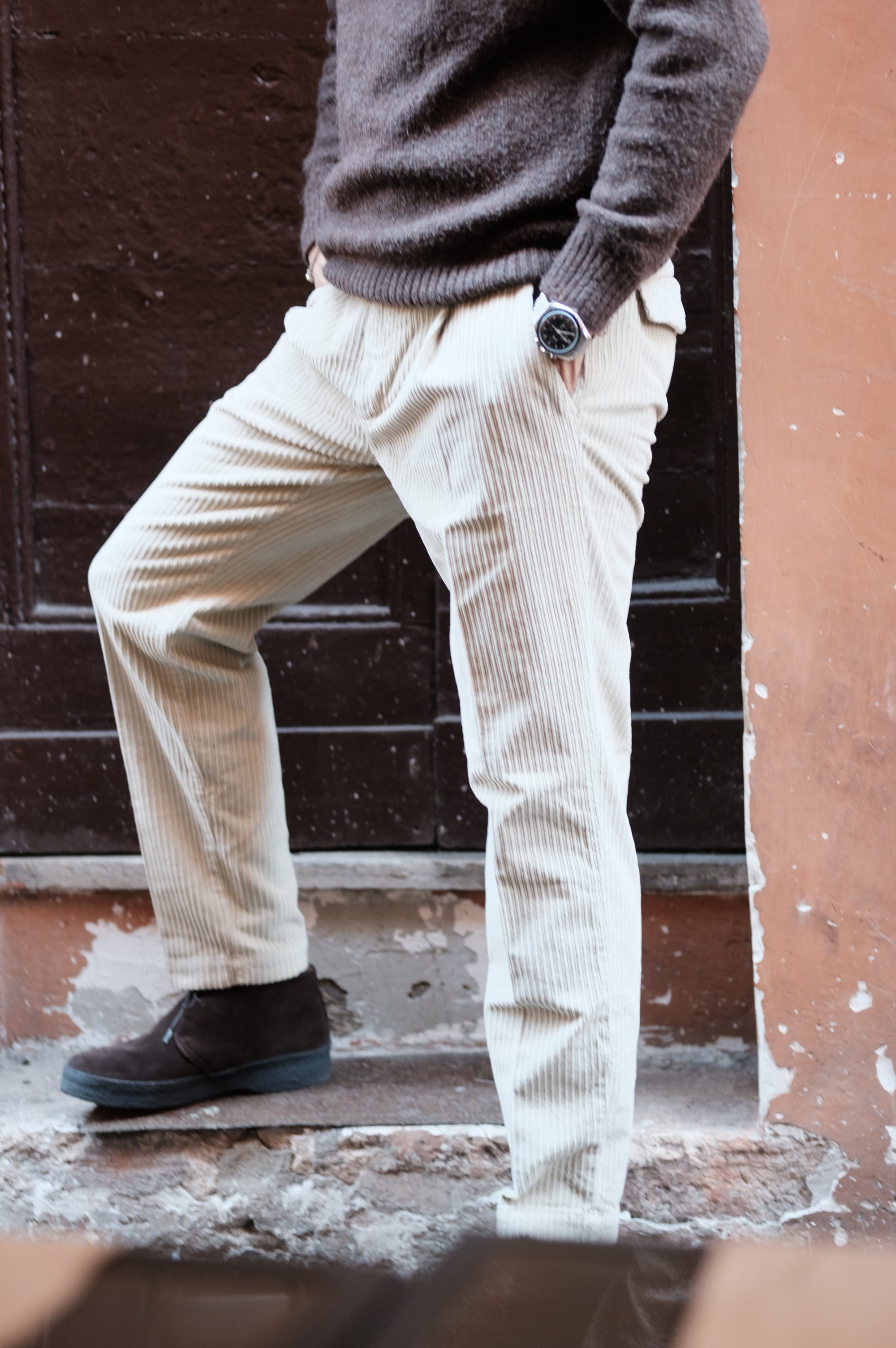 Gaffi & Co. Pantalone Dante Velluto Camel