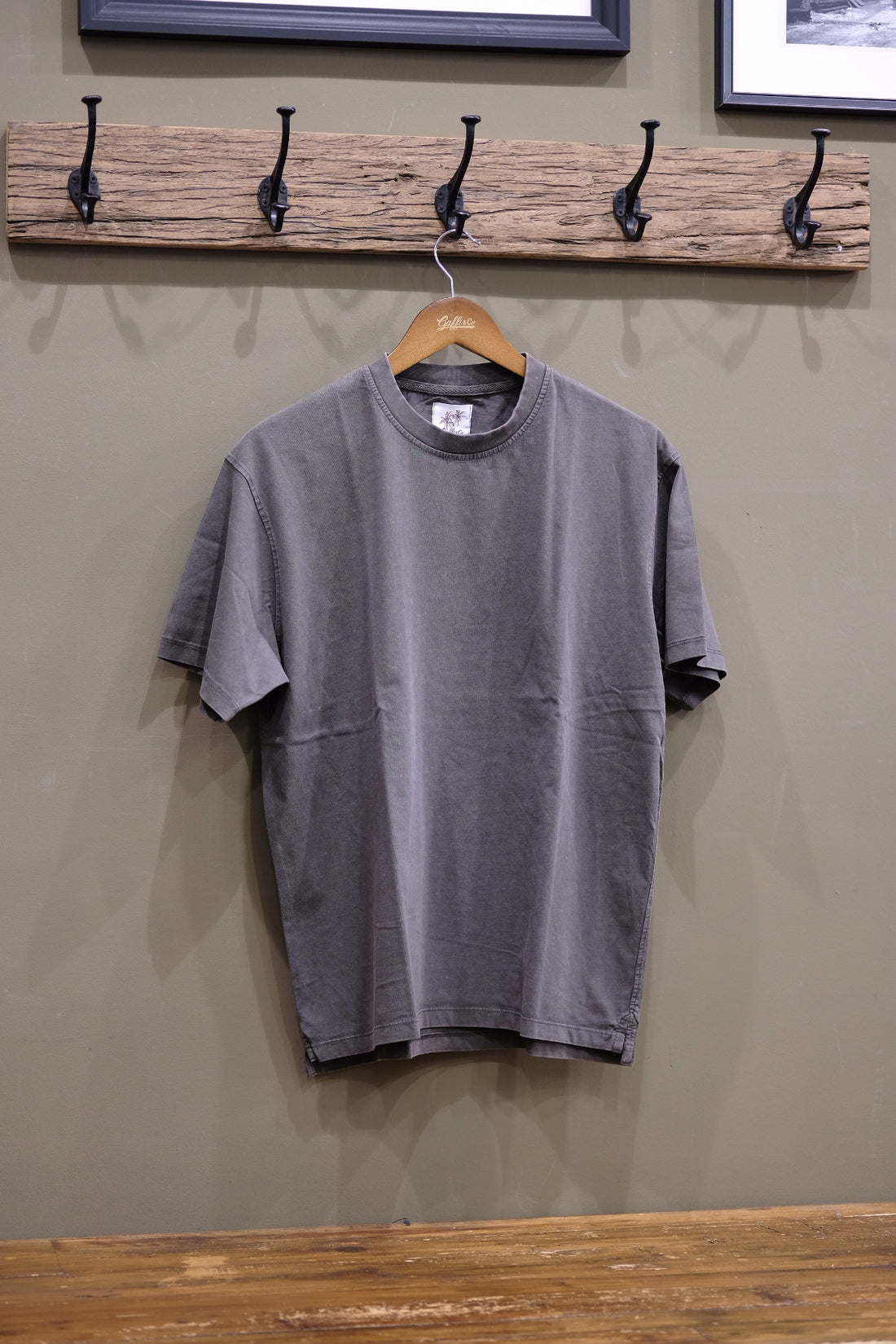 Gaffi & Co. T-Shirt Jackson 240gr Dark Grey