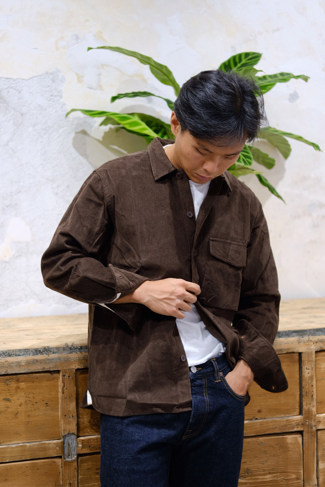 Universal Works Field Shirt Brown