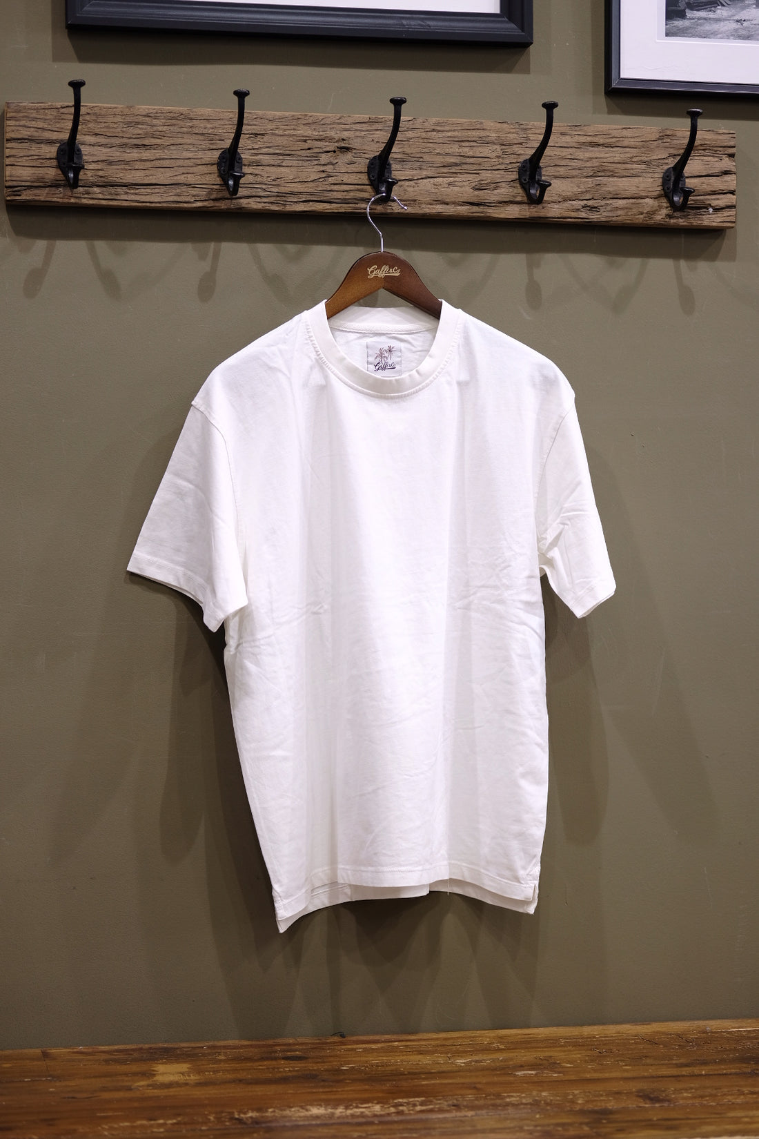 Gaffi & Co. T-Shirt Jackson 240gr Bianco