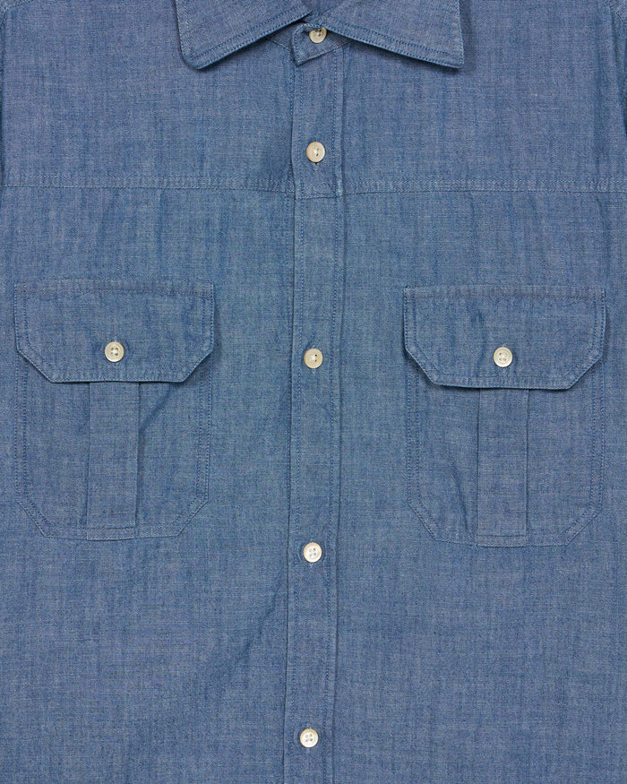 Fortela Amleto Camicia Chambray Indigo Rinse