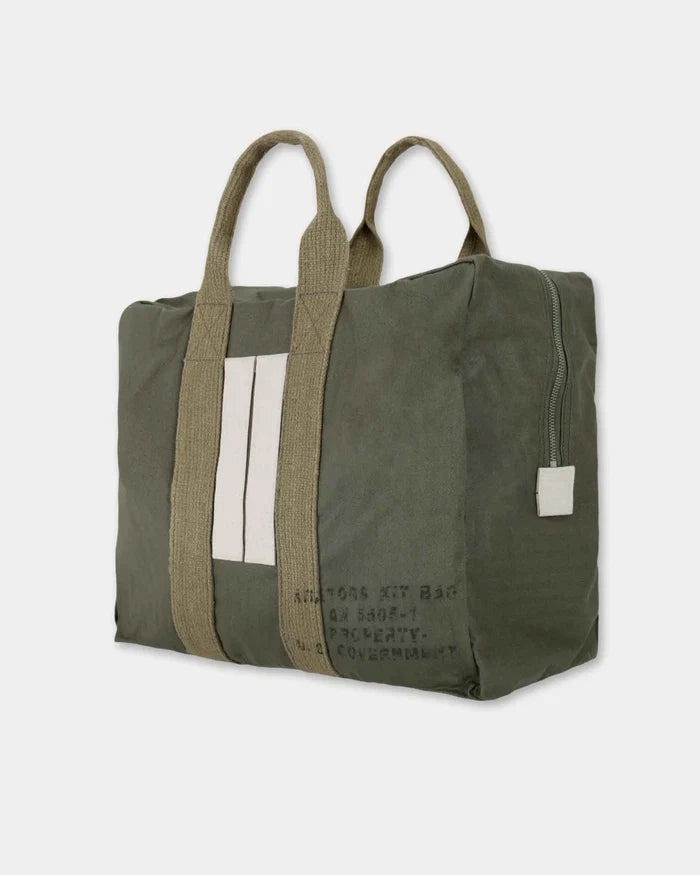 Fortela Aviator Herringbone Bag Green