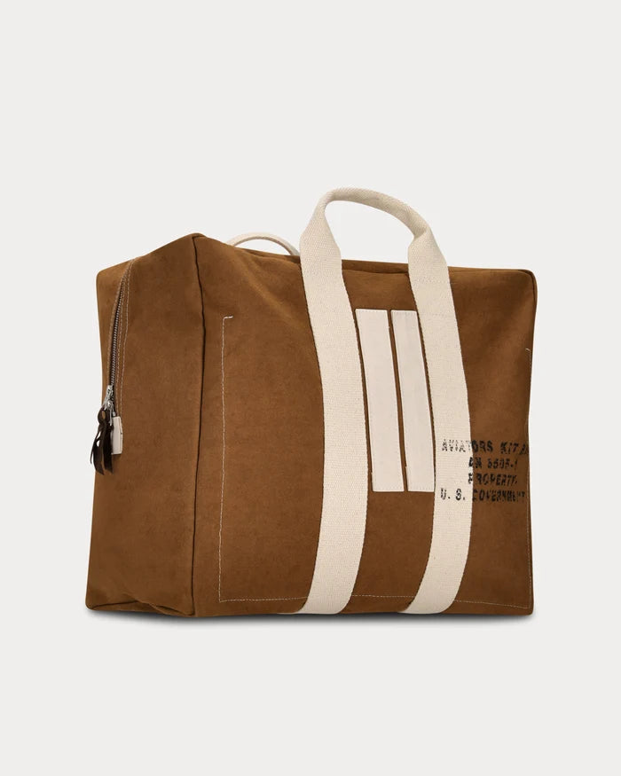 Fortela Aviator Herringbone Bag Camel