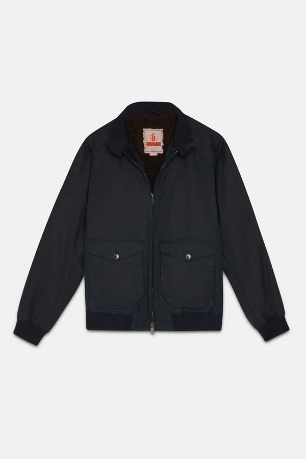 Baracuta Waxed G9 Pocket Dark Navy