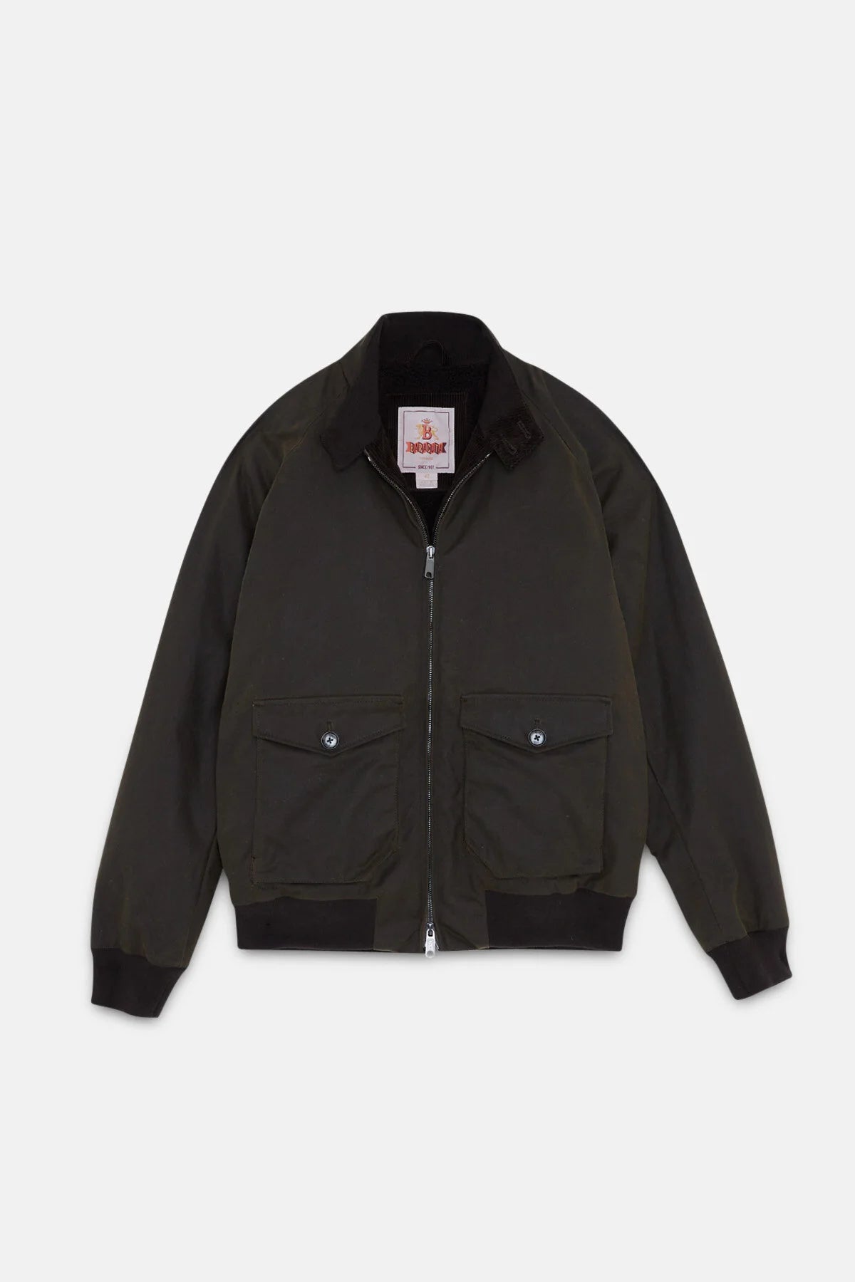 Baracuta Waxed G9 Pocket Deep Moss