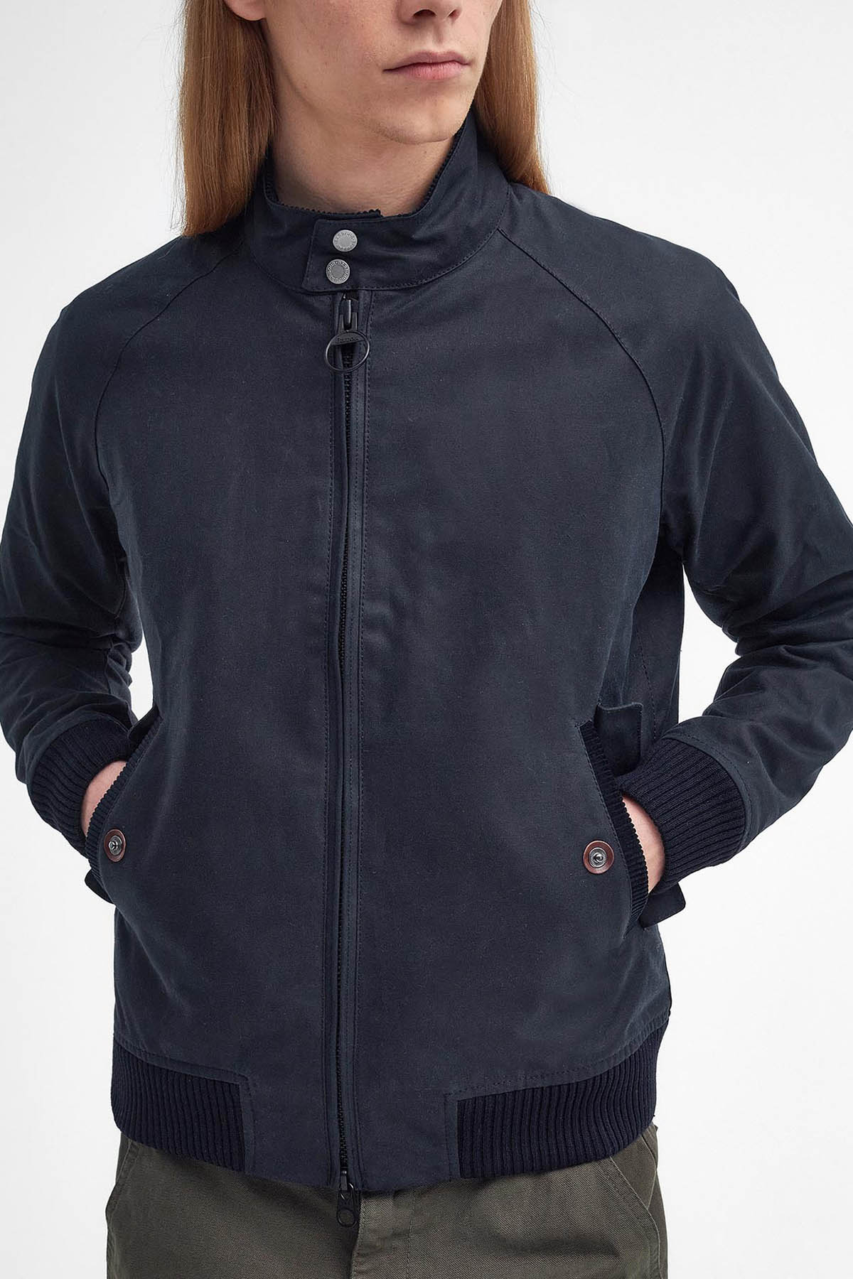 Barbour x Baracuta Porton Wax Jacket Navy