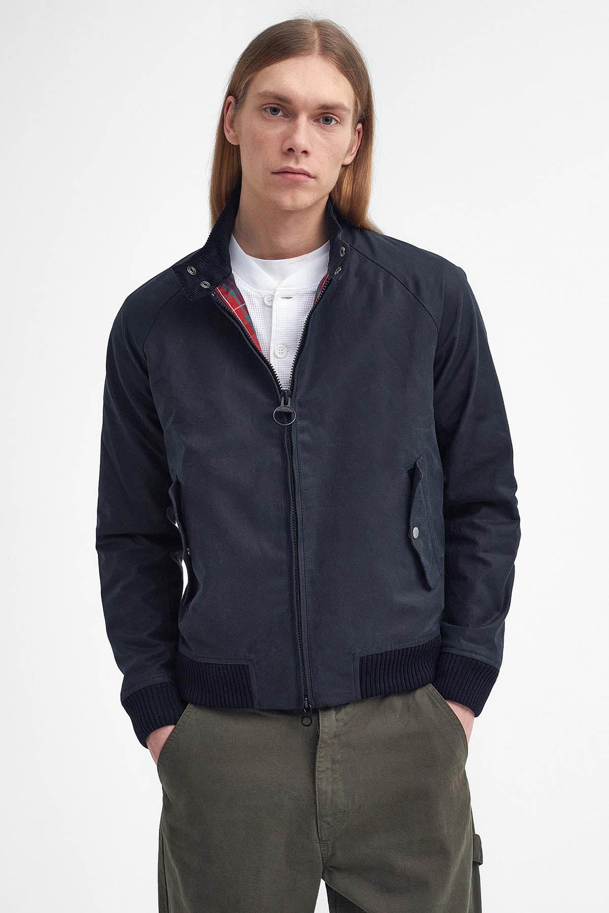 Barbour x Baracuta Porton Wax Jacket Navy