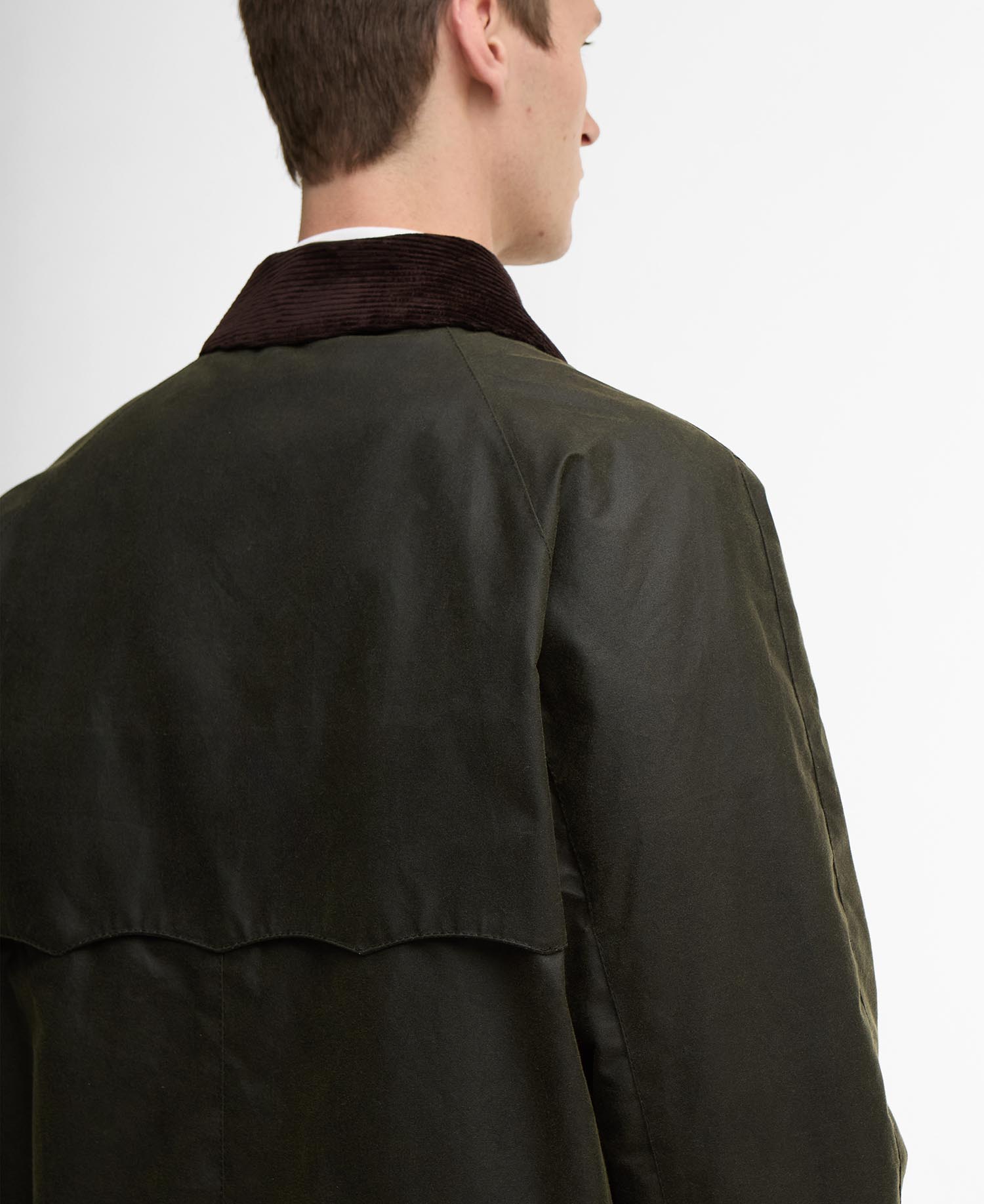 Barbour x Baracuta Wax Trench Coat Olive