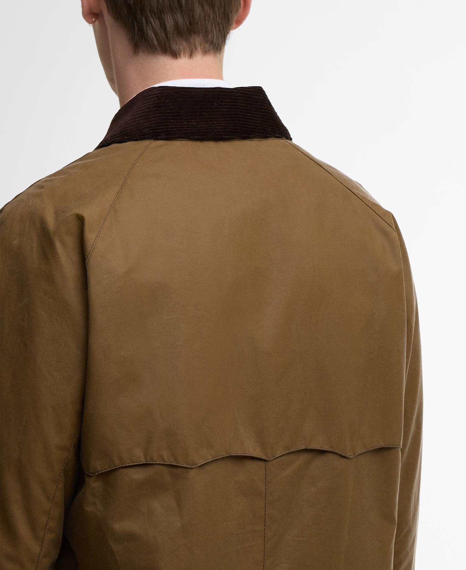 Barbour x Baracuta Wax Trench Coat Tan