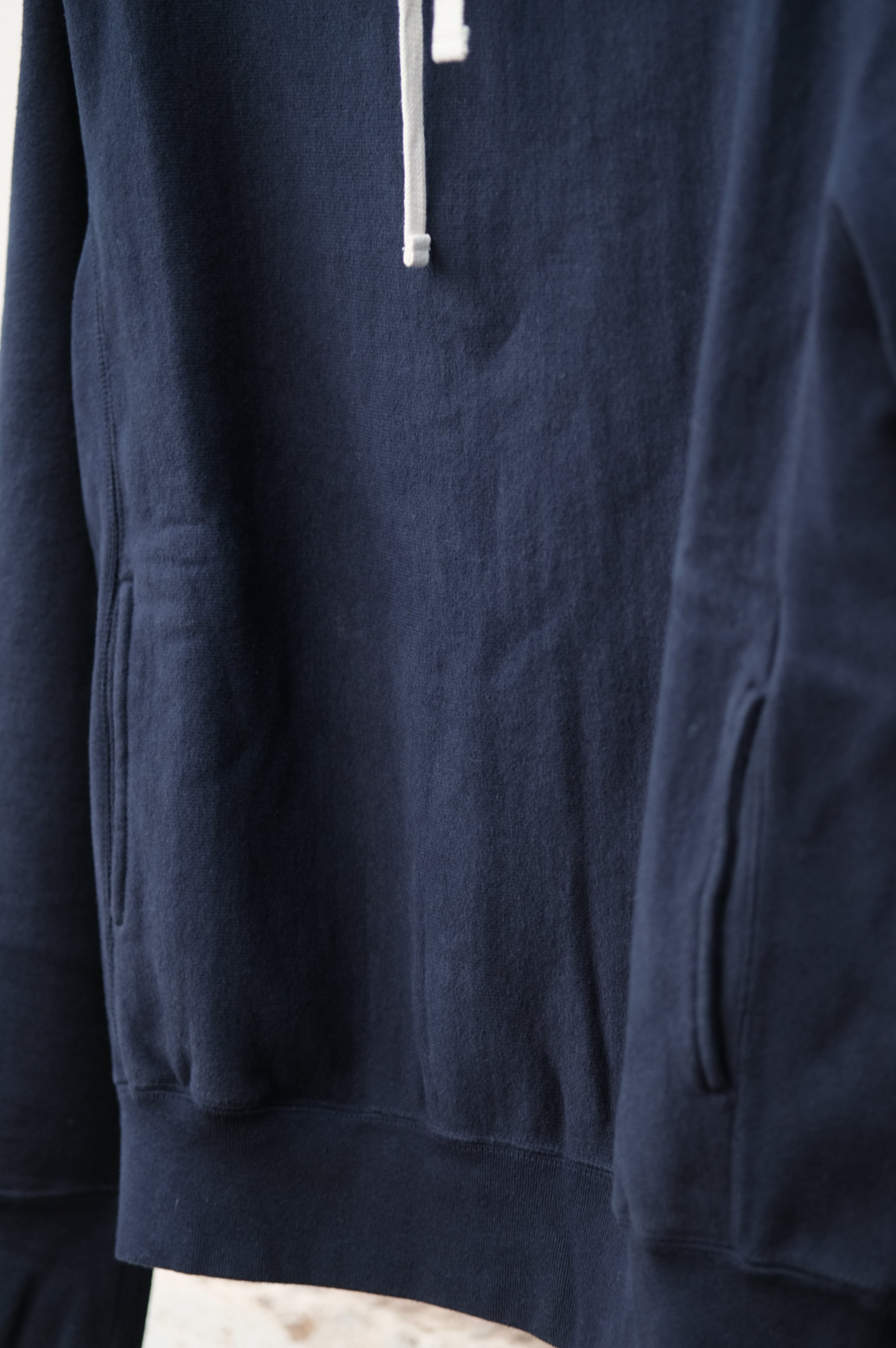 Felco NYC Inverse Weave Hooded 16oz Weight Terry Italian Navy