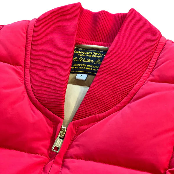 Chesapeake's Seattle Down Vest Rosso