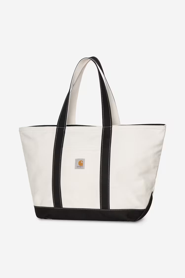 Carhartt WIP Canvas Beach Tote Natural / Black