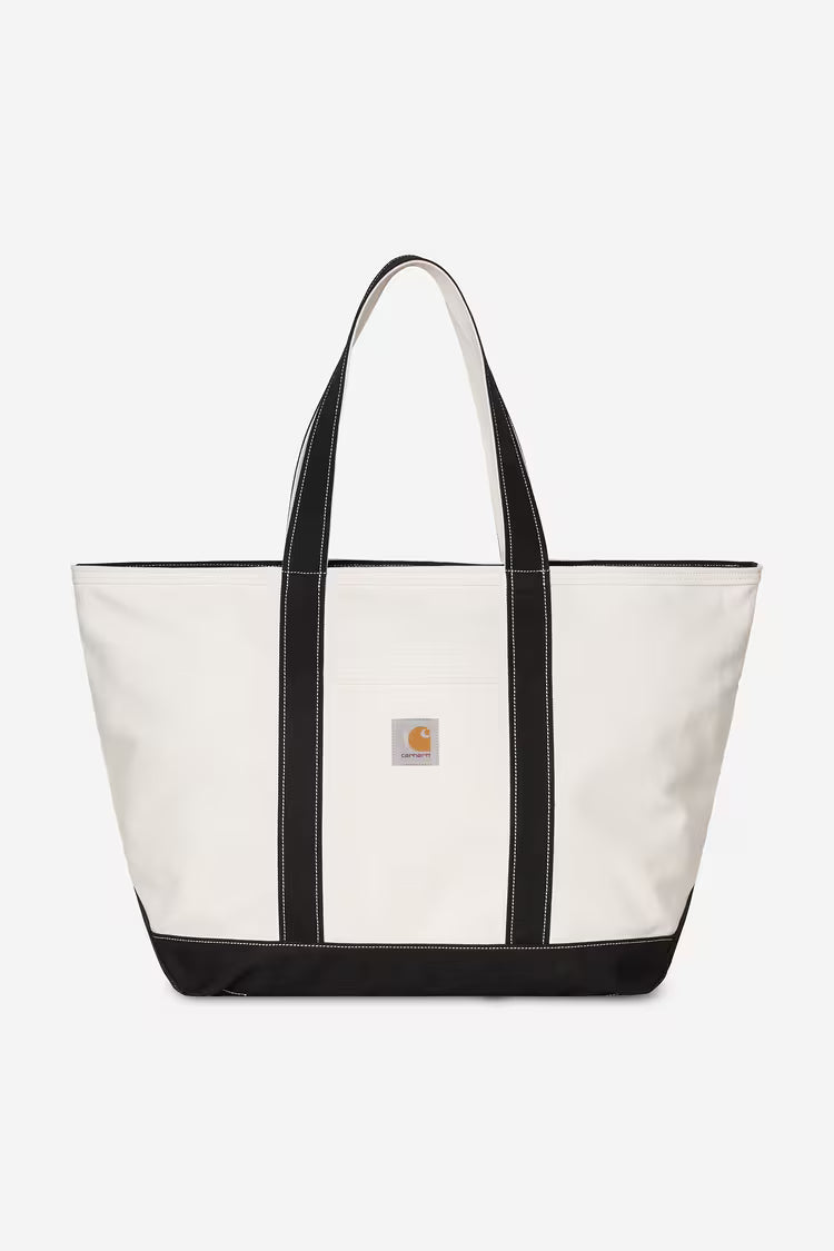 Carhartt WIP Canvas Beach Tote Natural / Black
