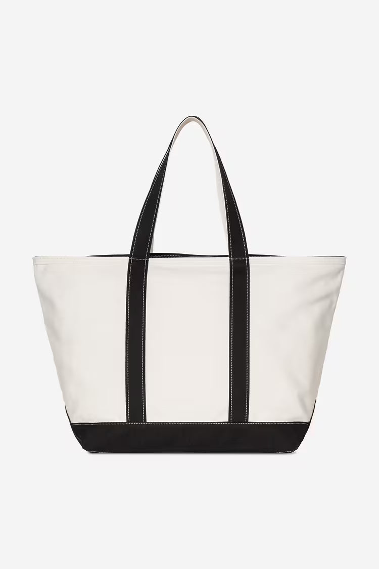 Carhartt WIP Canvas Beach Tote Natural / Black