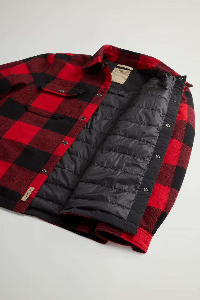 Woolrich Wool Check Alaskan Shirt Red Buffalo