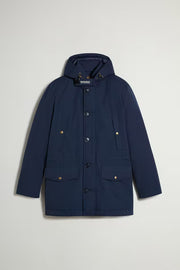 Woolrich Mountain Cloth Parka Melton Blue
