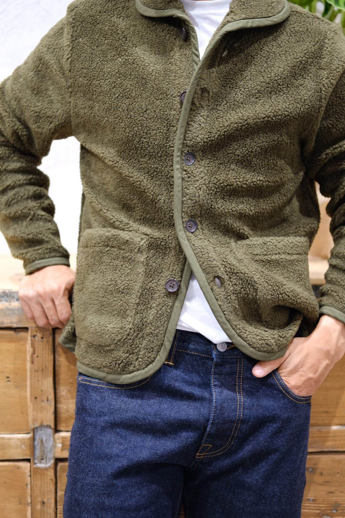 Universal Works Lancaster Jacket Olive