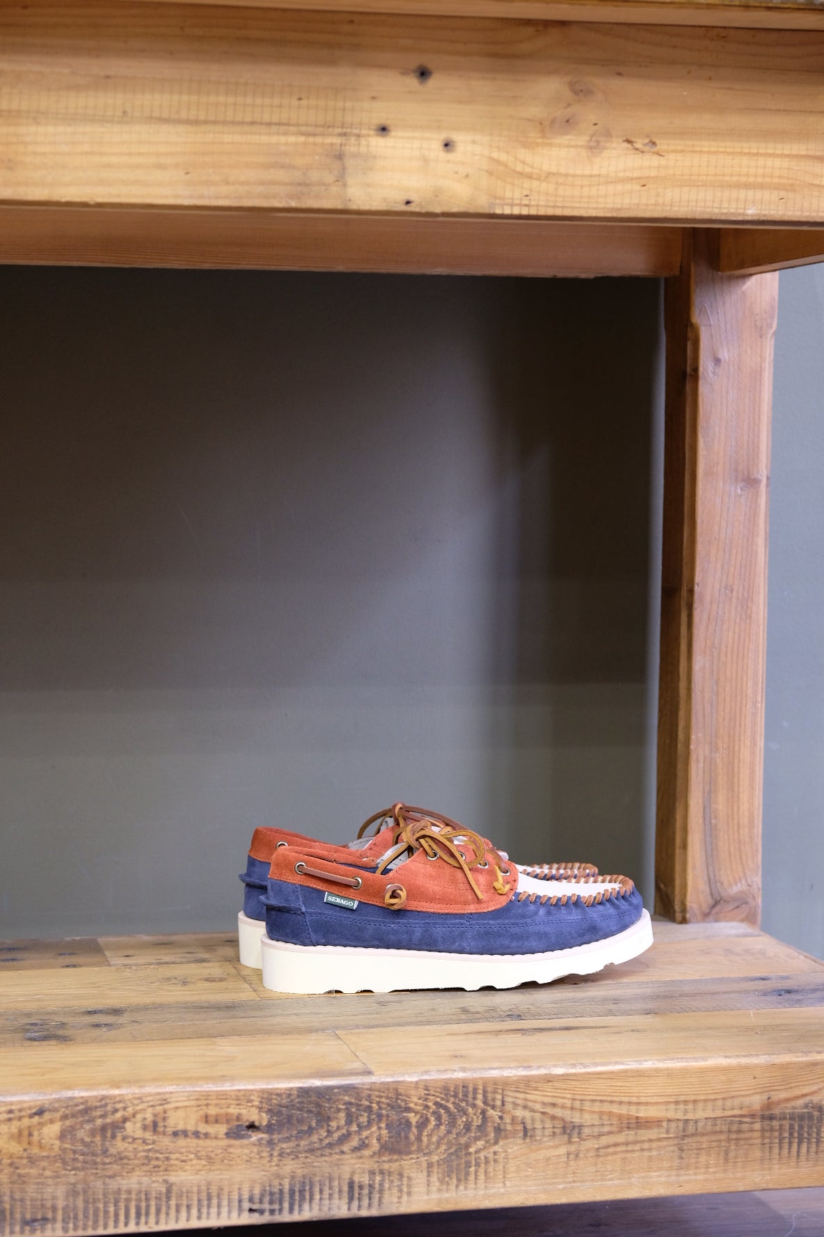 Sebago Keuka Blue Dk/Denim/Brandy