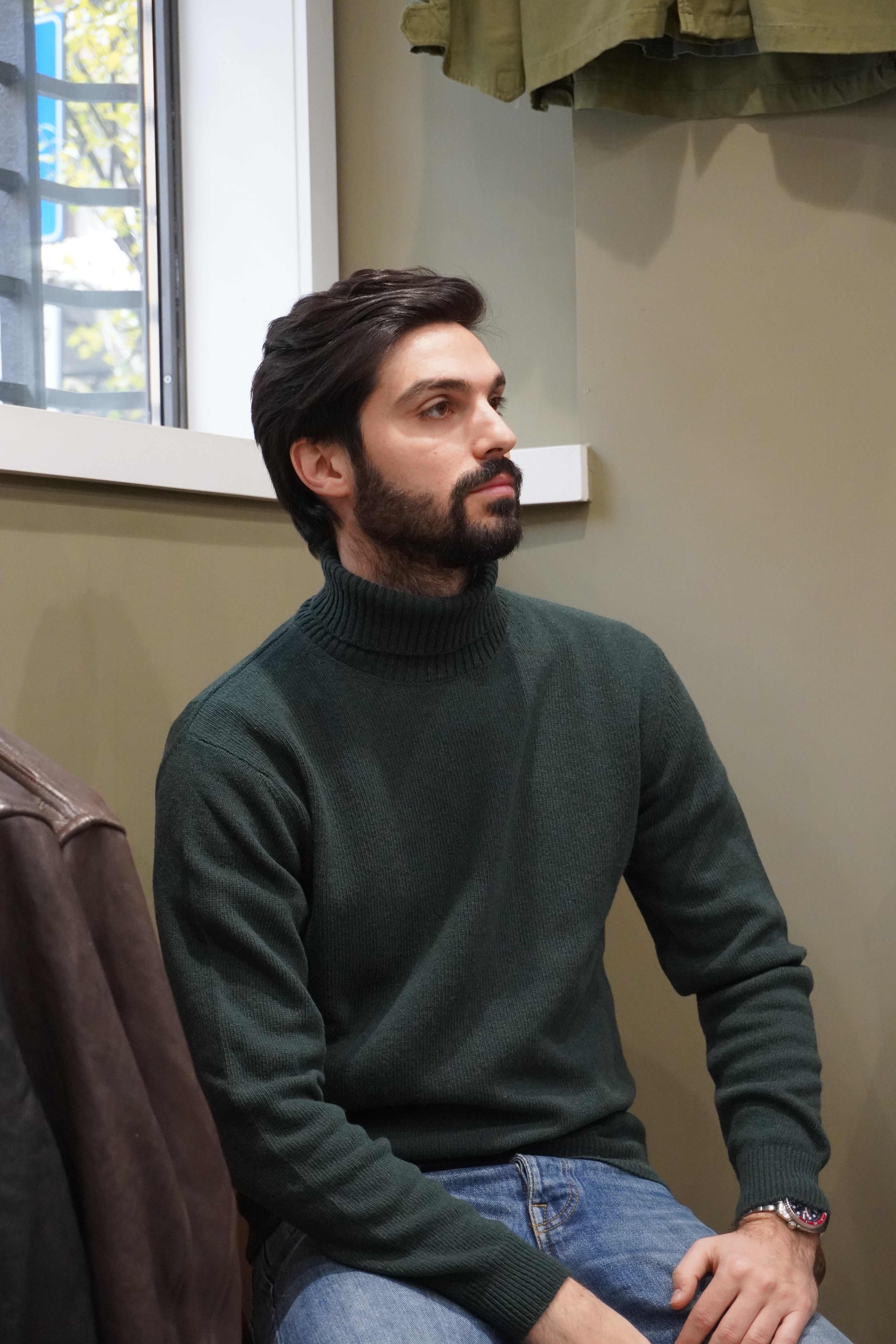 Wool & Co Ciclista Mezzo Peso Soft Shetland Bosco