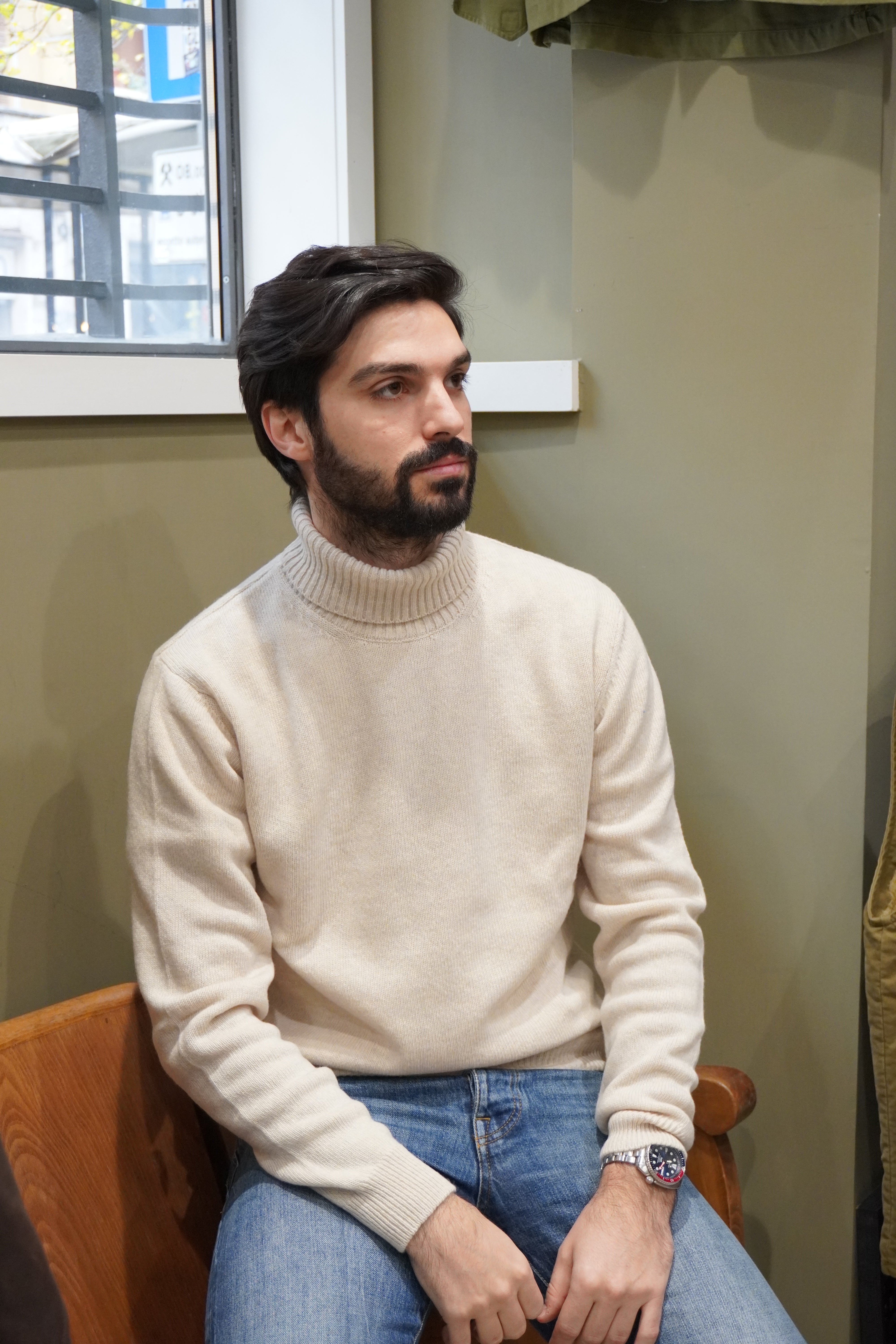 Wool & Co Ciclista Mezzo Peso Soft Shetland Sabbia