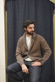 Jeordie's Cardigan Moulinè Sciallato Antracite