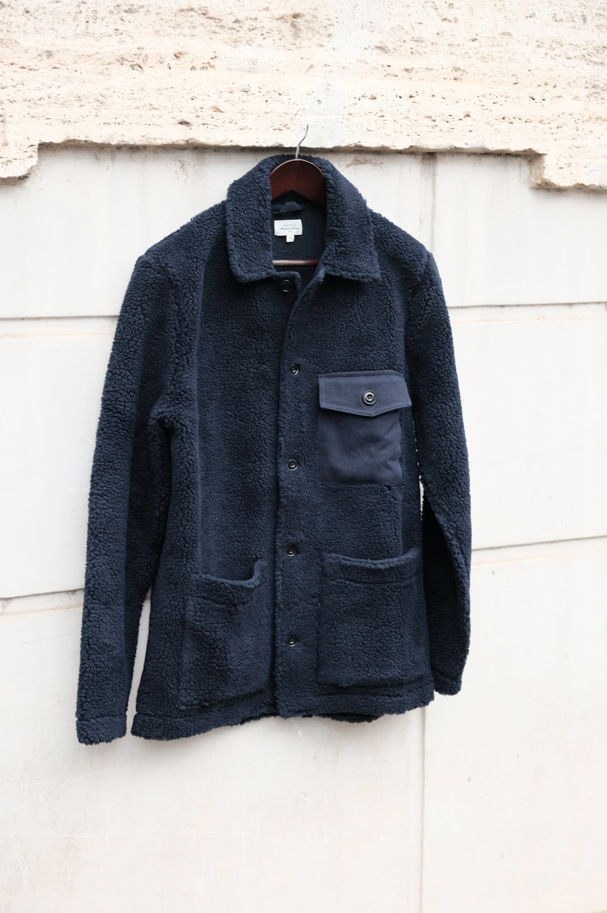 Hartford Utility Sherpa Jacket Navy