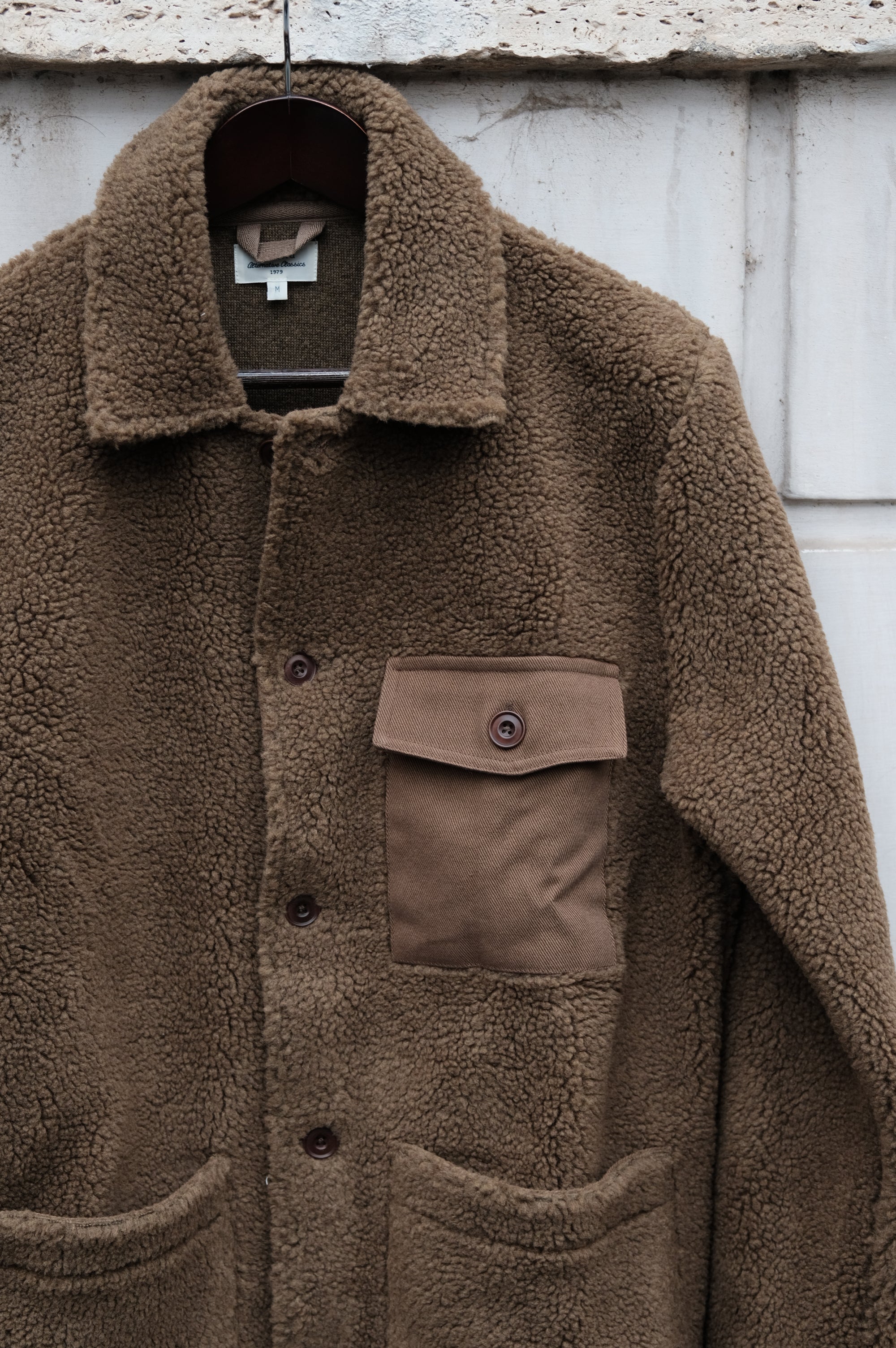 Hartford Utility Sherpa Jacket Camel