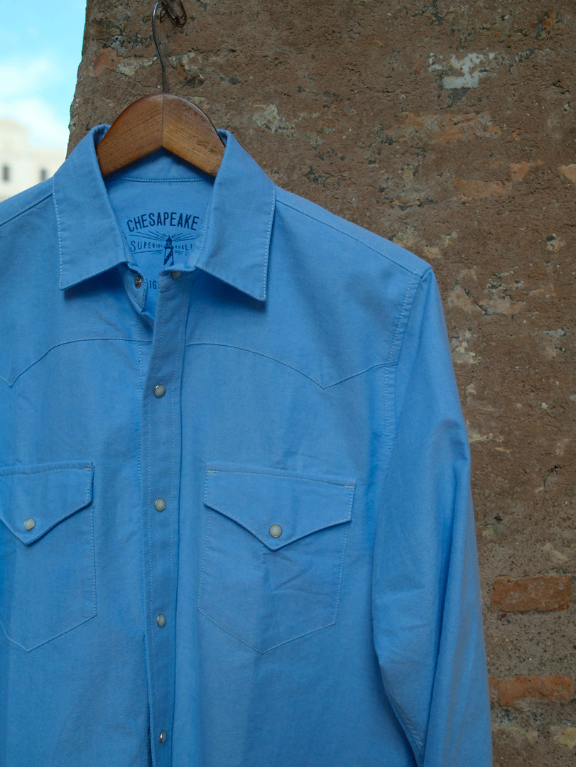 Chesapeake's Western Oxford Shirt Flagstaff Sky