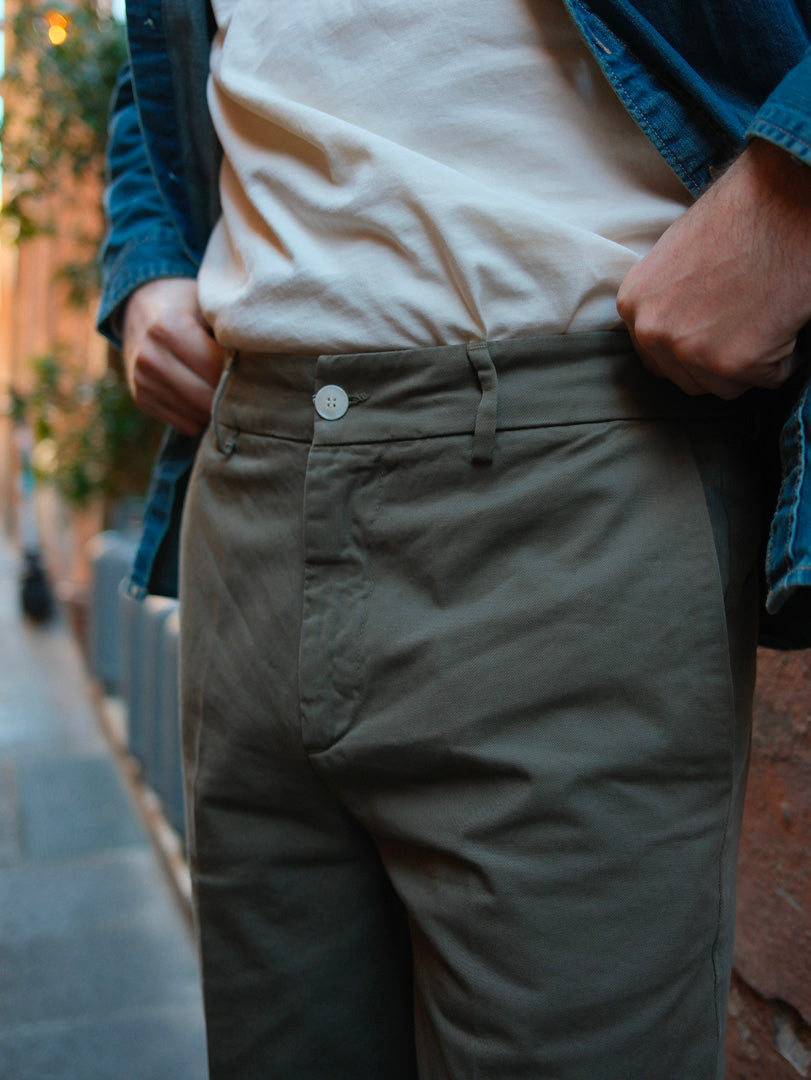 Bonheur Pantalone Over PXT Chiba 1640 Militare
