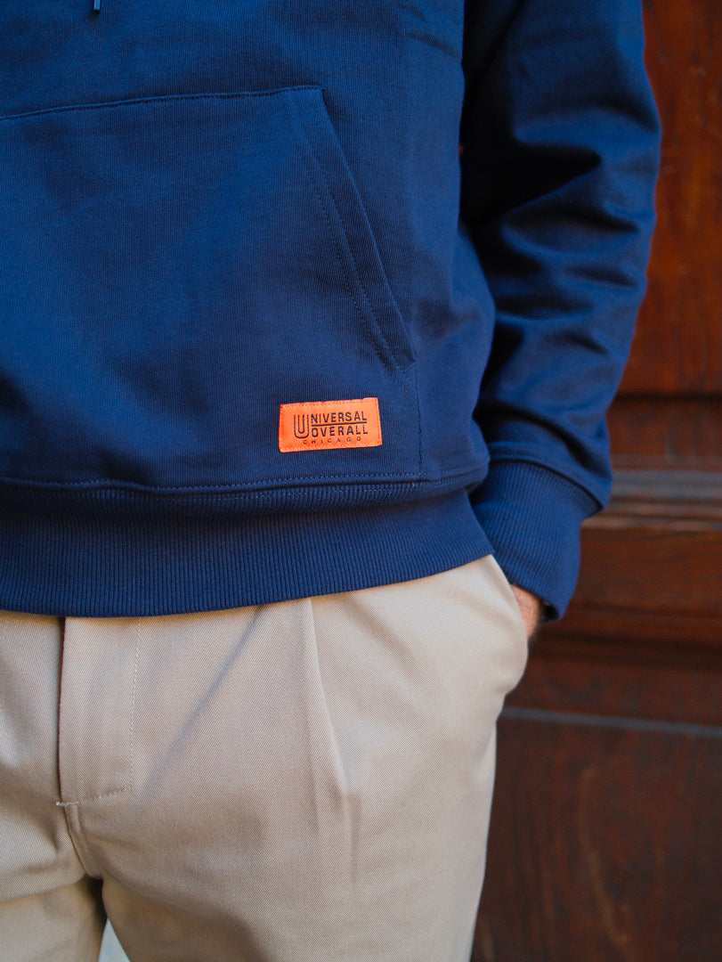 Universal Overall Hoodie Sweat Shirt Navy