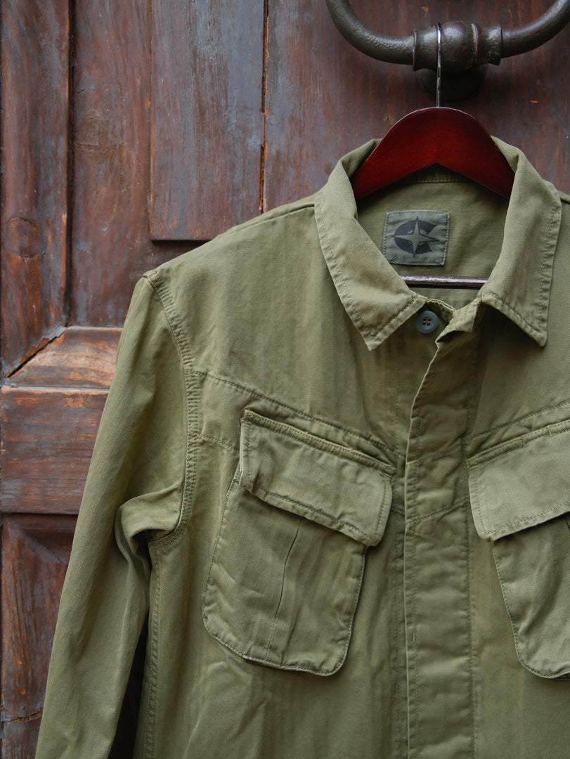 Chesapeake's Jungle Jacket Intrepid HBT Military Green