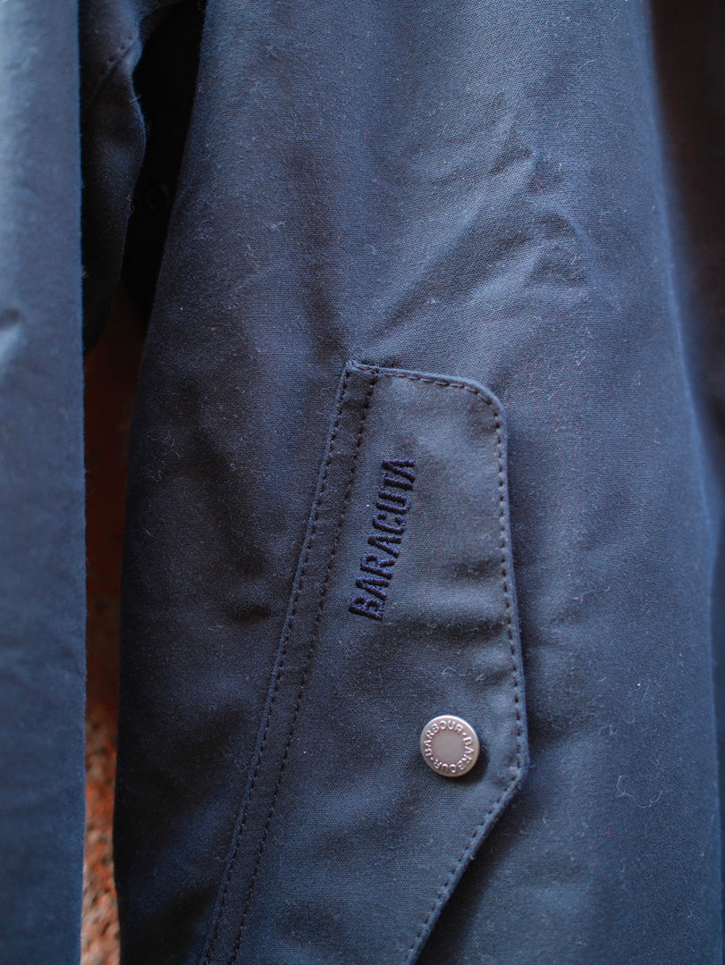 Barbour x Baracuta Porton Wax Jacket Navy