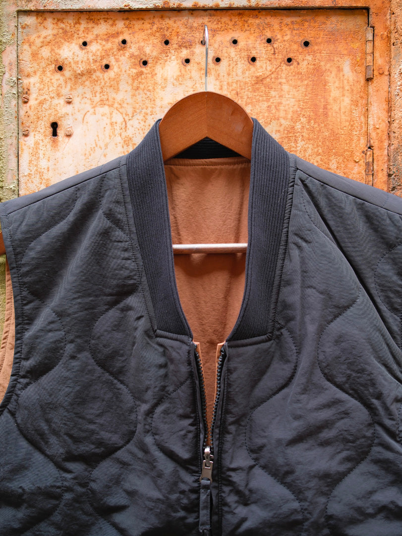 Gaffi & Co Kensington Vest Reversibile Nero/Fango