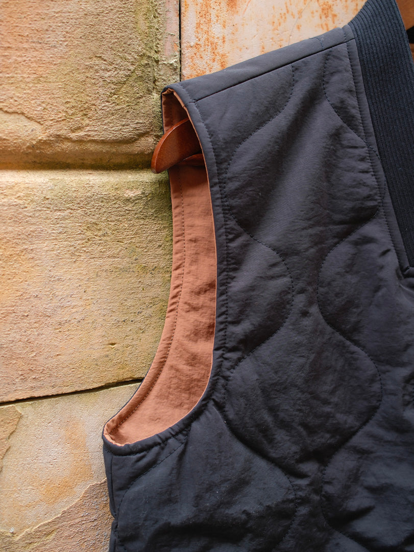 Gaffi & Co Kensington Vest Reversibile Nero/Fango