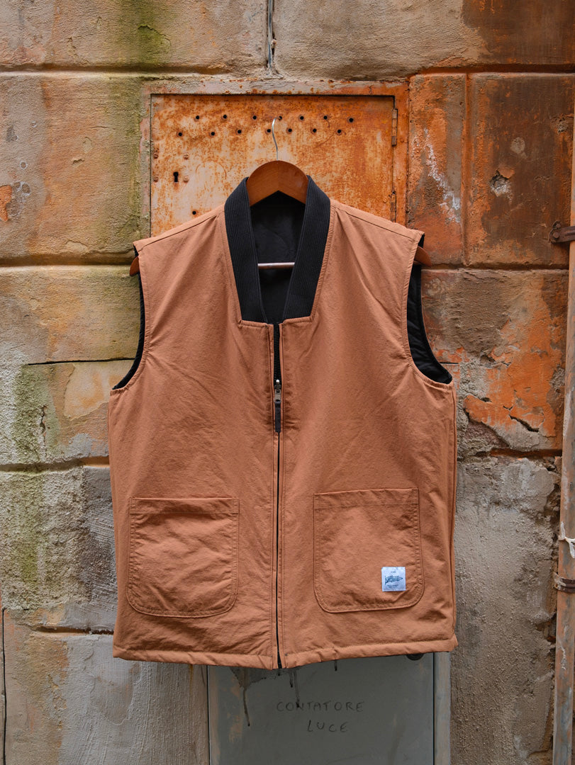 Gaffi & Co Kensington Vest Reversibile Nero/Fango