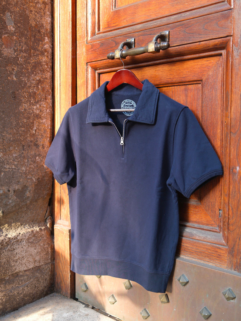 Chesapeake's Felpa Malibu 1/4 Zip MC Navy