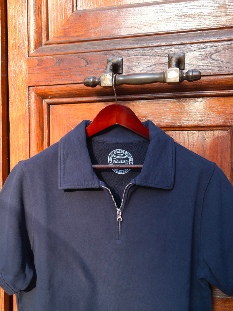 Chesapeake's Felpa Malibu 1/4 Zip MC Navy