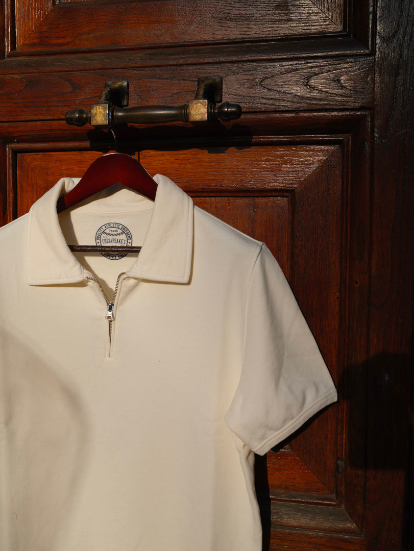 Chesapeake's Felpa Malibu 1/4 Zip MC Cream
