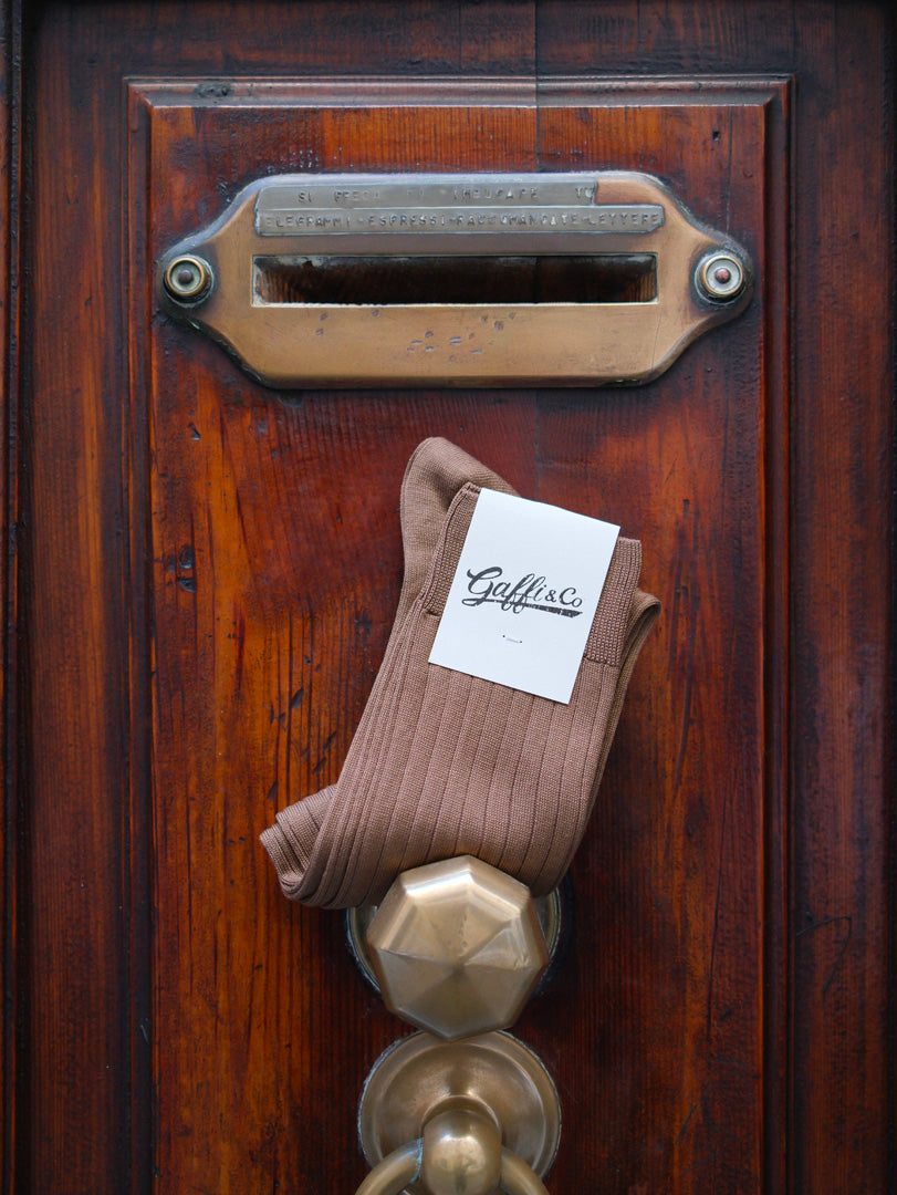 Gaffi & Co. Calza Filo di Scozia Noce 025