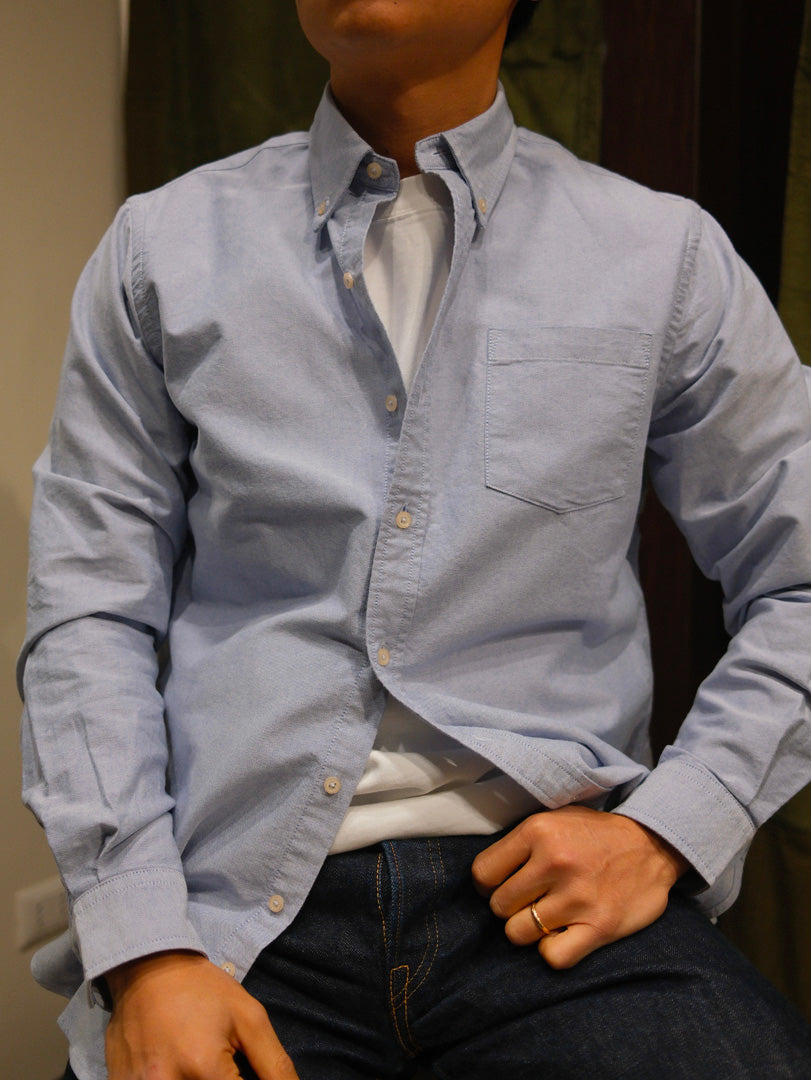 Gaffi & Co. Camicia Oxford Celeste SH101